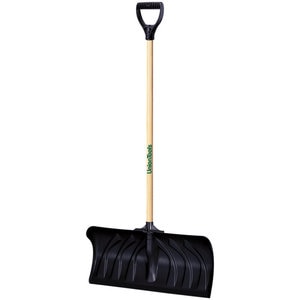 Union Tools Poly Pusher Snow Shovel D-Grip 24 in. Blade